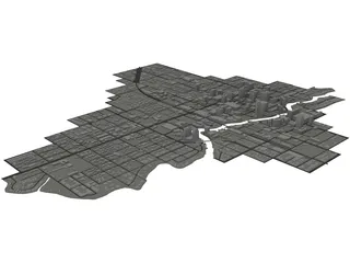 Fort Lauderdale Downtown 3D Model