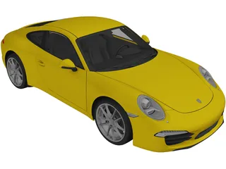 Porsche 911 Carrera (2012) 3D Model