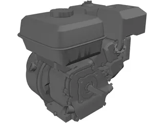 Honda GX200 Engine 3D Model