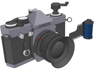 Photo Camera 3D Model