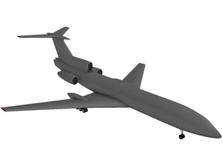 Tupolev Tu-154 3D Model