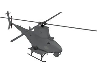 Northrop Grumman MQ-8 Fire Scout 3D Model