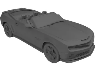 Chevrolet Camaro Convertible (2009) 3D Model