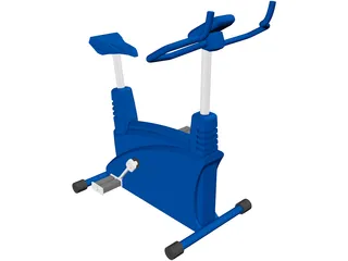 Exercise Bike 3D Model