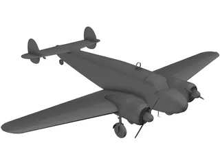Beechcraft C-45 3D Model