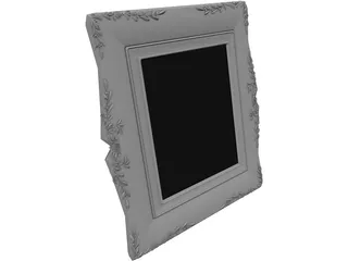 Classic Photo Frame 3D Model