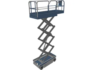 Scissor Lift 3D Model