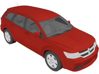 Dodge Journey (2008) 3D Model