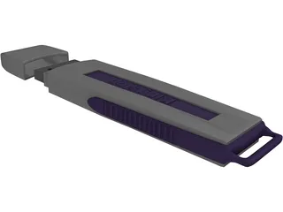 Kingston USB Flash Disk 3D Model