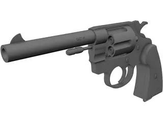 Colt .45 1917 3D Model