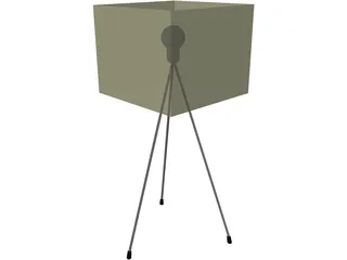 Kwadratowa Lamp 3D Model
