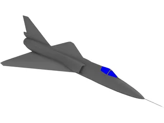 F-102 3D Model