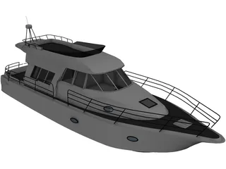Sailboat 3D Model