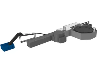 Mineral Water Filling Machine 3D Model