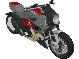Ducati Diavel (2011) 3D Model