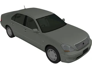 Lexus LS430 (2003) 3D Model