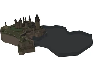 Hogwarts School of Witchcraft and Wizardry 3D Model