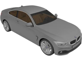 BMW 435i 4-Series Coupe [F32] (2014) 3D Model