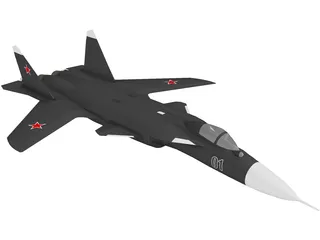 Sukhoi Su-47 Berkut 3D Model