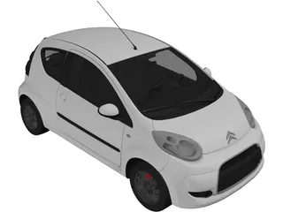 Citroen C1 3-doors 3D Model