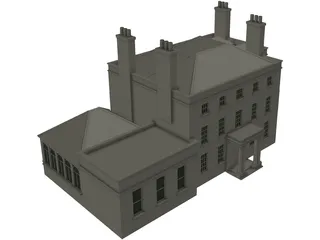 Manor House 3D Model