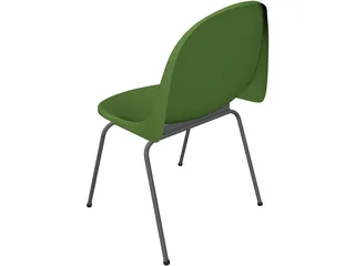 Modern Plastic Chair 3D Model