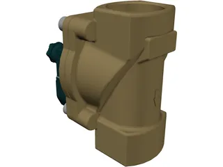 Solenoid Operated Valve 3D Model