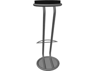 Barstool 3D Model