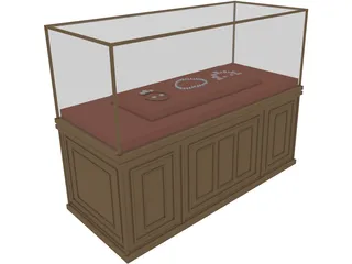 Museum Glassbox 3D Model