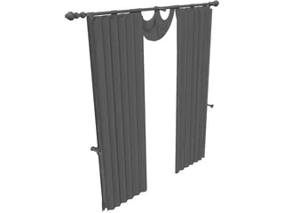 Curtains 3D Model