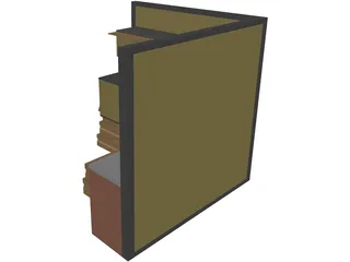 Complete Office Module 3D Model