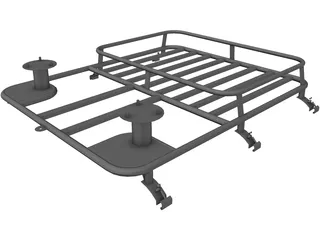 Trilla Team BDM2r Off-Road Roof Rack 3D Model