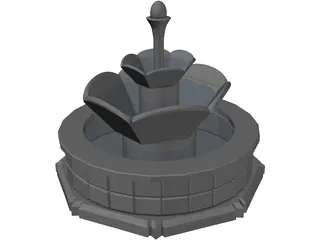 Fountain 3D Model