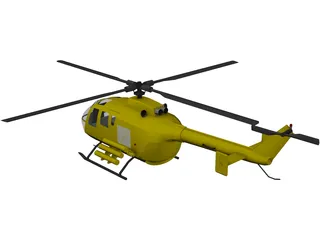 MBB BO 105 3D Model