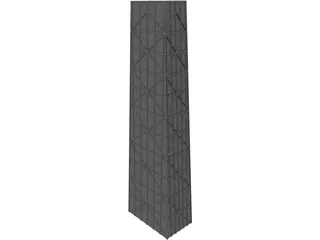 Hancock Tower, Chicago IL 3D Model