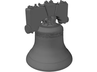 Liberty Bell 3D Model