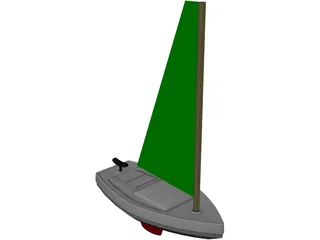 Vacuum Formed Model Boat 3D Model