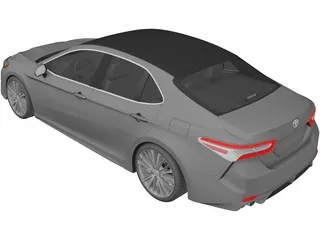 Toyota Camry Hybrid (2018) 3D Model