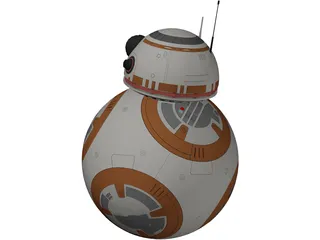 BB8 Droid 3D Model