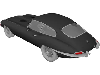 Jaguar E-Type (1963) 3D Model