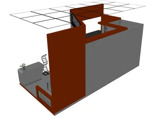 Exhibition Stand 3D Model