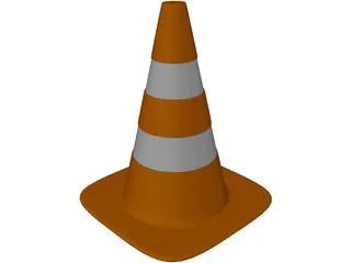 Traffic Cone 3D Model