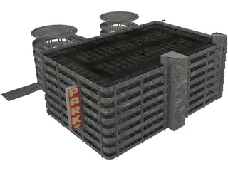 Parking Garage 3D Model