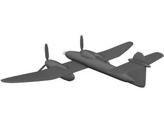 Westland Whirlwind 3D Model
