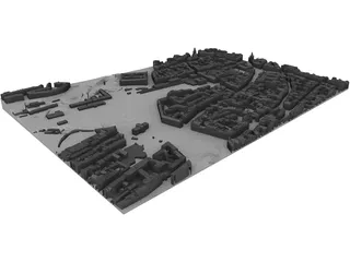 Prague City 3D Model