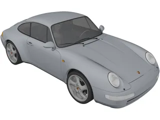Porsche 911 Carrera (1994) 3D Model