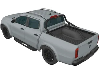 Mercedes-Benz X-Class (2018) 3D Model