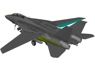 F-14A Tomcat 3D Model