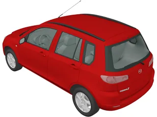 Mazda 2 (2003) 3D Model