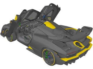 McLaren Senna (2019) 3D Model